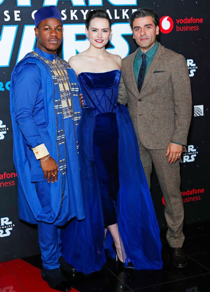 John Boyega, Daisy Ridley and Oscar Isaac | Dave Benett/WireImage
