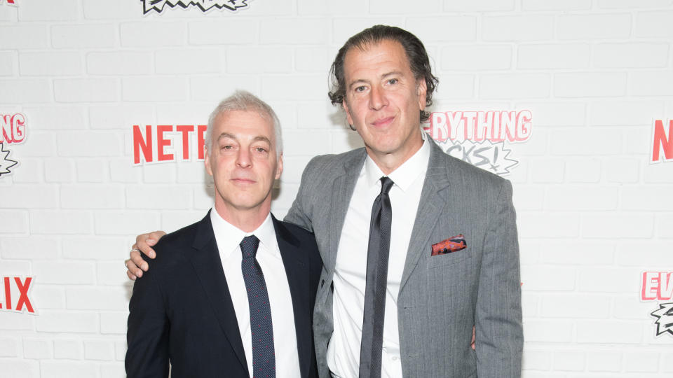 Jeff Pinkner and Scott Rosenberg attend Netfix's "Everything Sucks!" series premiere on January 31, 2018. (Photo by Noam Galai/Getty Images)