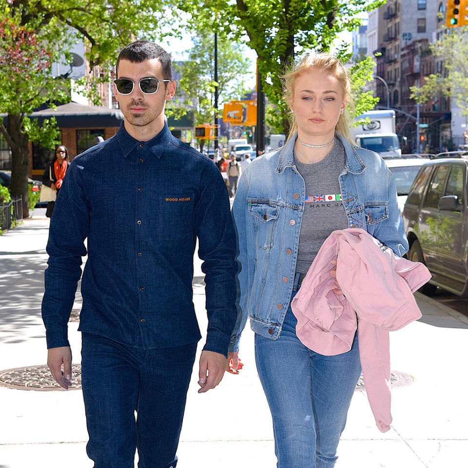 <p><a rel="nofollow" href="https://www.yahoo.com/entertainment/yes-joe-jonas-sophie-turner-engaged-182025574.html" data-ylk="slk:She said yes;elm:context_link;itc:0;sec:content-canvas;outcm:mb_qualified_link;_E:mb_qualified_link;ct:story;" class="link  yahoo-link">She said yes</a>! The <em>Game of Thrones</em> actress and the DNCE singer will say “I do” in the near future. Jonas proposed to Turner in October after about a year of dating. (Photo: Robert Kamau/GC Images) </p>