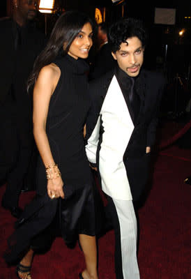 Prince with Manuela Testolini at the Hollywood premiere of Warner Bros. Ocean's Twelve