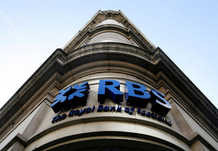 FILE PHOTO: A Royal Bank of Scotland branch is seen in central London, Britain February 21, 2009. REUTERS/Luke MacGregor/File Photo