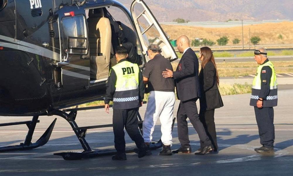 <span>Photograph: Policia de Investigaciones de Chile/Reuters</span>