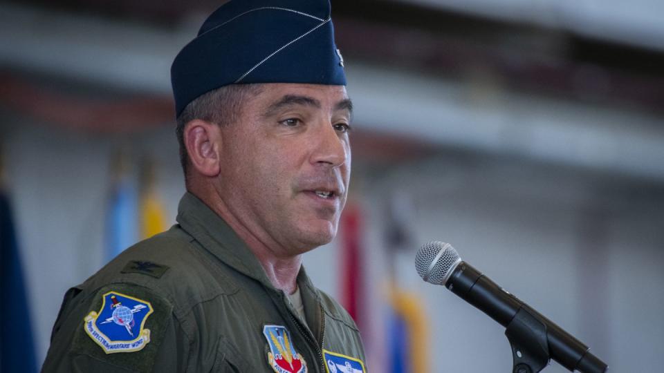 U.S. Air Force Col. Joshua Koslov at Eglin Air Force Base, Florida. (Samuel King Jr/U.S. Air Force)