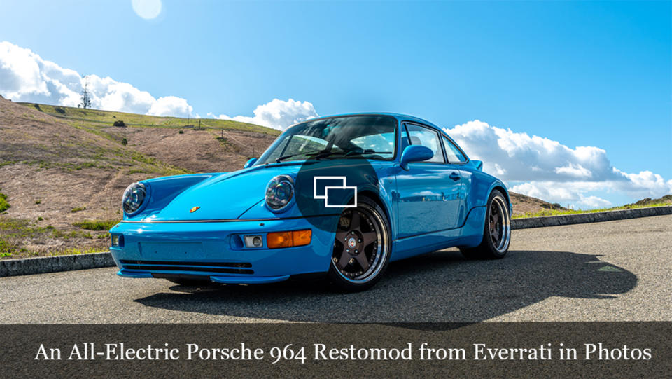 An all-electric Porsche 964 restomod from Everrati.