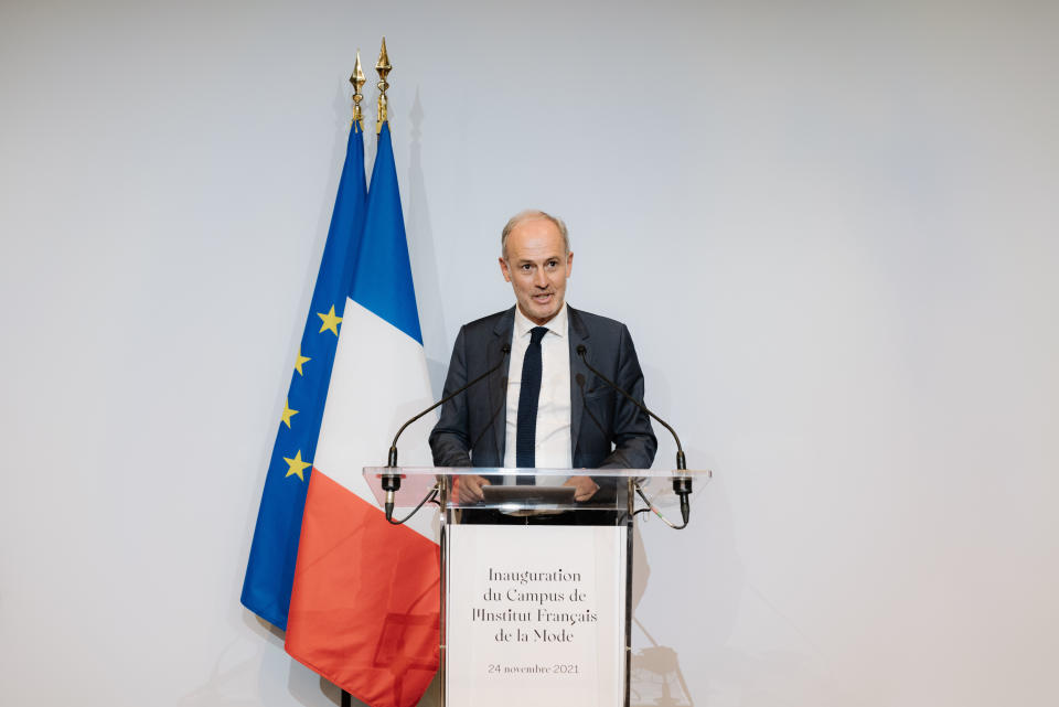 Xavier Romatet at the inauguration of the Institut Français de la Mode campus. - Credit: Pierre Mouton/Courtesy of IFM