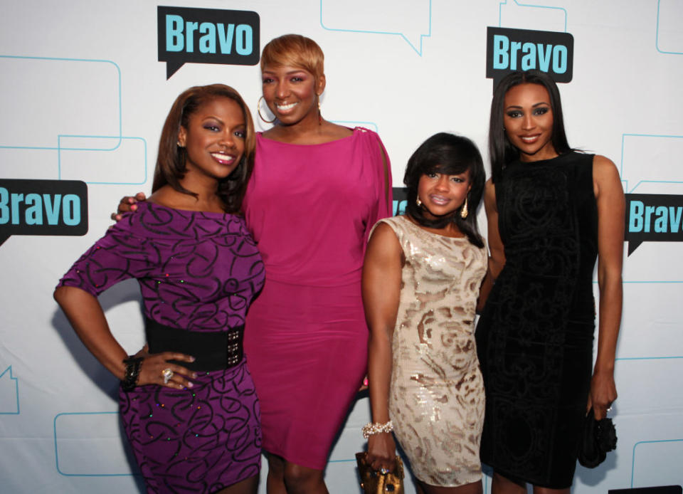 Early cast group photo of "RHOA" stars