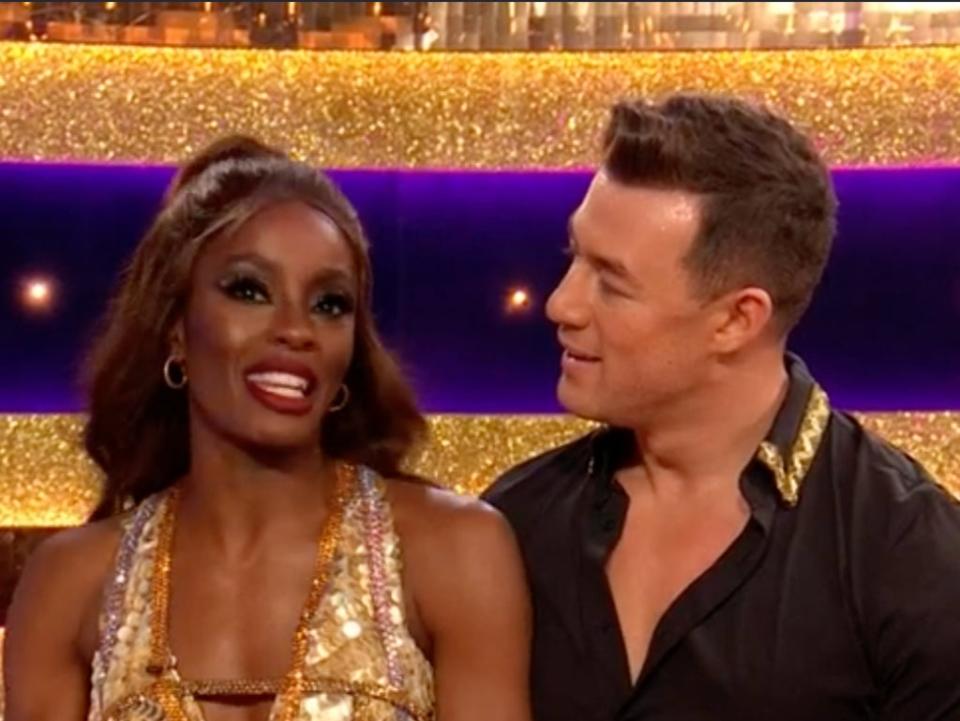 AJ and Kai were rocked by a mistake in ‘Strictly’ week 11 (BBC iPlayer)