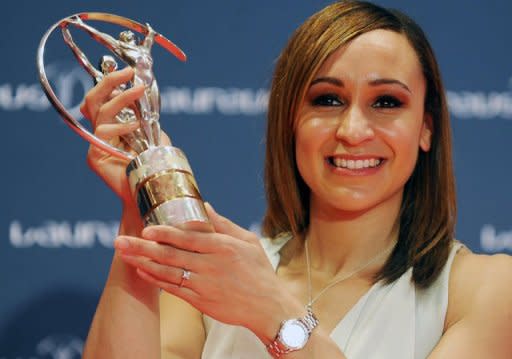 El atletismo arrasó el lunes en los premios Laureus con Usain Bolt, Jessica Ennis y Félix Sánchez levantando la estatuilla de los llamados Oscar del deporte en una gala en la que los futbolistas Leo Messi y Neymar quedaron por fuera. (AFP | Vanderlei Almeida)