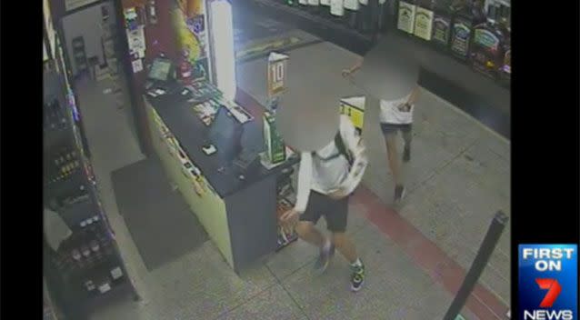 Videos of shoplifters were posted online, leading to a large response from locals. Photo: 7 News