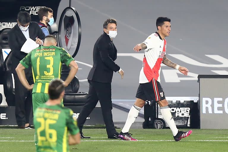 Marcelo Gallardo volvió a modificar protagonistas y el esquema; le salió bien, porque River se recuperó ampliamente en el juego.