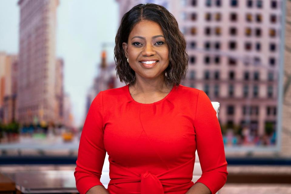 This undated photo, provided by Charter Communications Spectrum NY1, shows Ruschell Boone, an award-winning reporter and anchor for New York City TV station NY1, Boone, 48, has died after battling pancreatic cancer over the past year, the station announced Tuesday, Sept. 5, 2023.