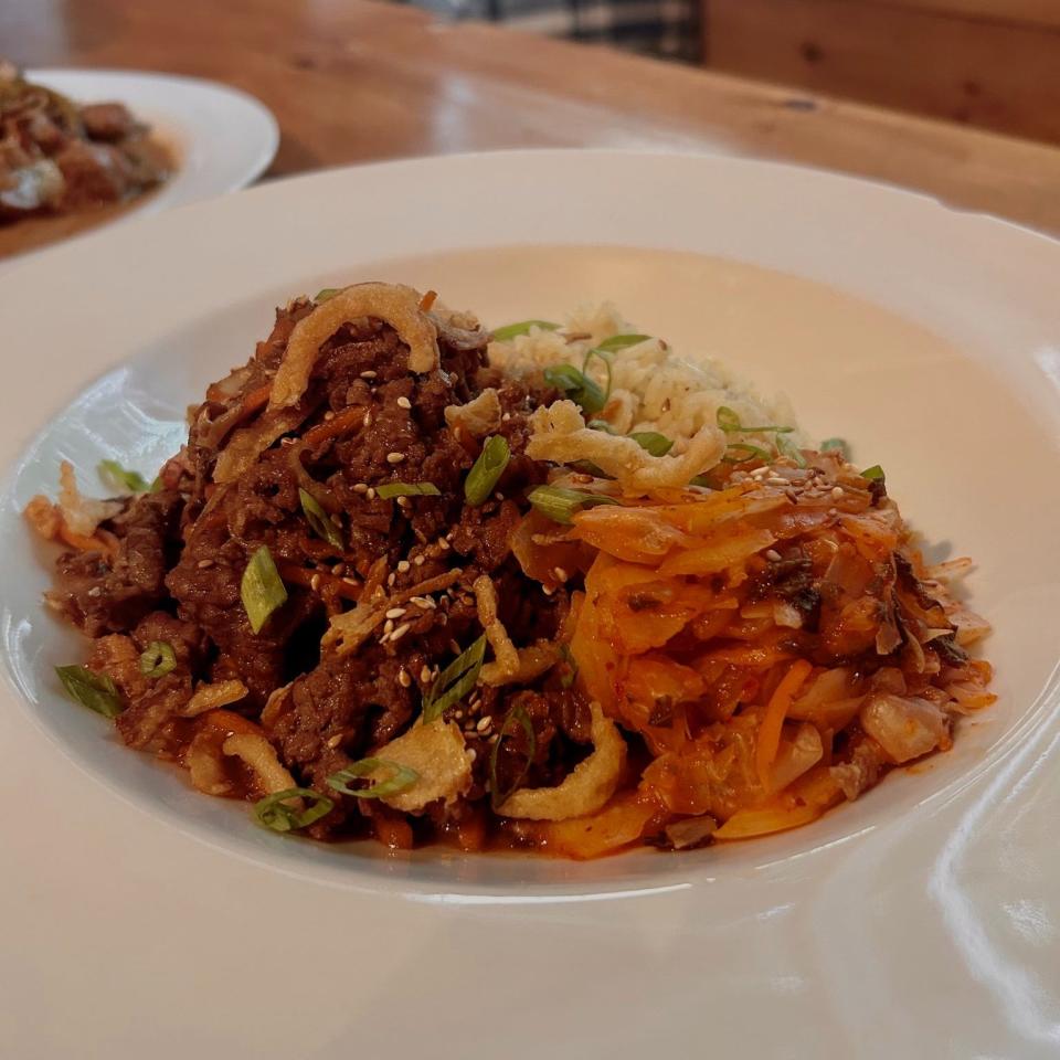 A new fall dinner and cocktail menu has dropped at Rustico including this Korean BBQ Beef (Bulgogi).