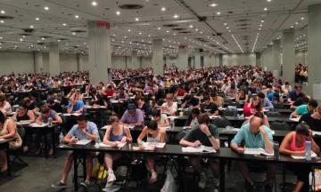 Students Taking Bar Exam