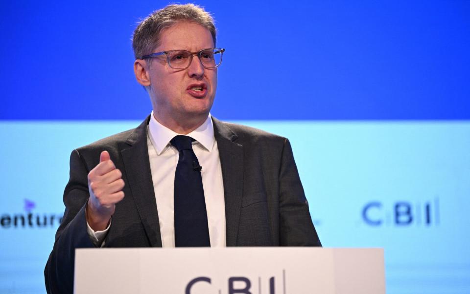 Tony Danker, directeur général de la Confédération des entreprises et de l'industrie (CBI) - Oli SCARFF/AFP