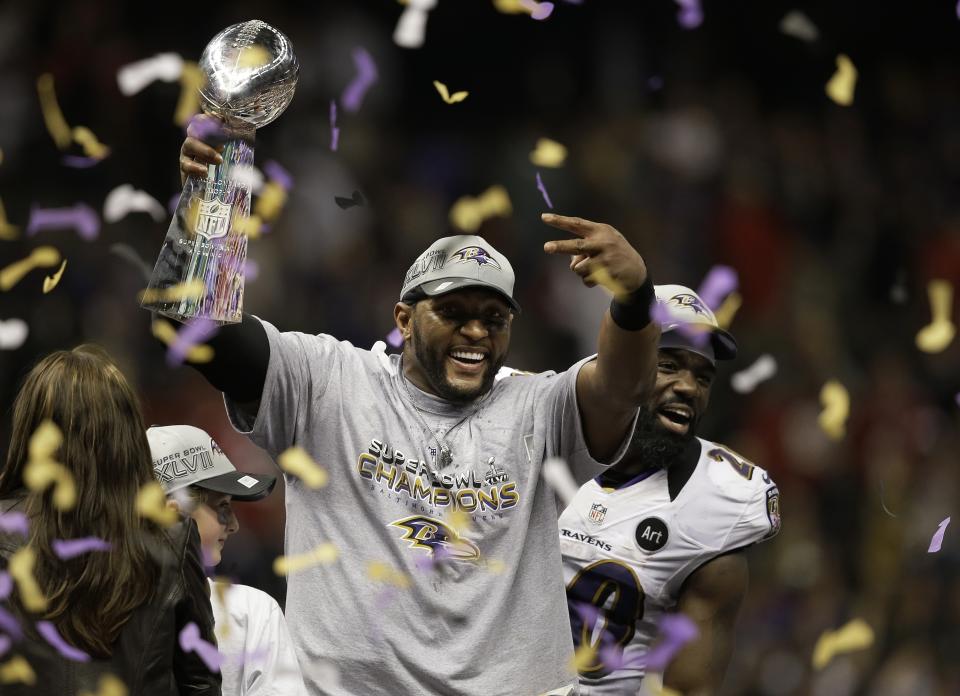 Ray Lewis will be formally inducted into the Hall of Fame this summer. (AP) 