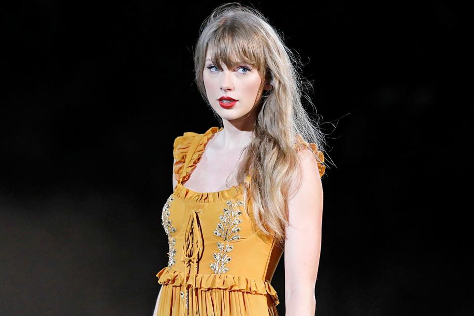 Taylor Swift performs onstage during "Taylor Swift | The Eras Tour"