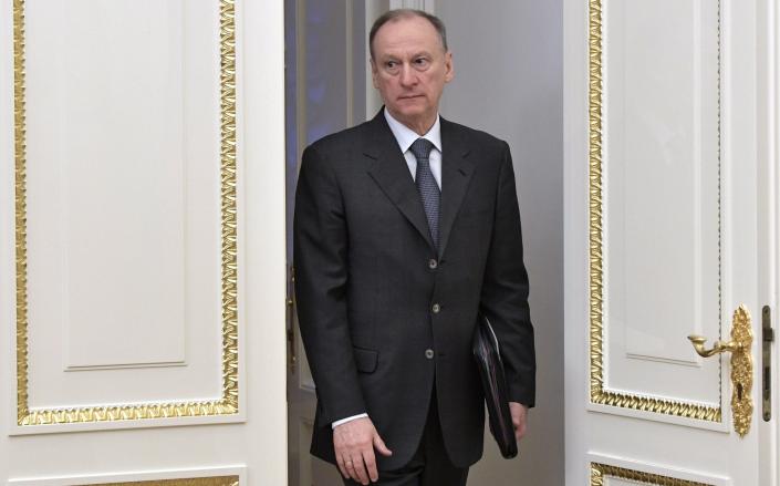 Nikolai Patrushev is known for spinning conspiracy theories that reportedly fed into Vladimir Putin&#x002019;s thinking - Alexei Nikolsky/Getty Images