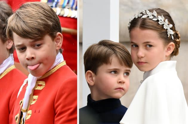 George, Louis and Charlotte