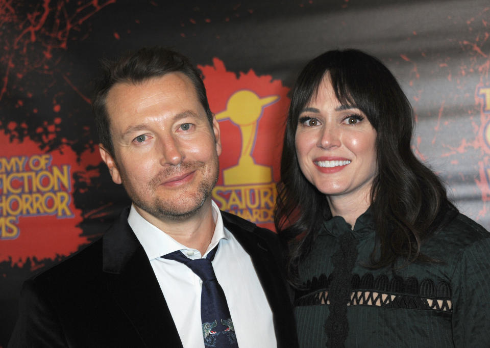 Leigh Whannell and Corbett Tuck arrive at The 46th Annual Saturn Awards