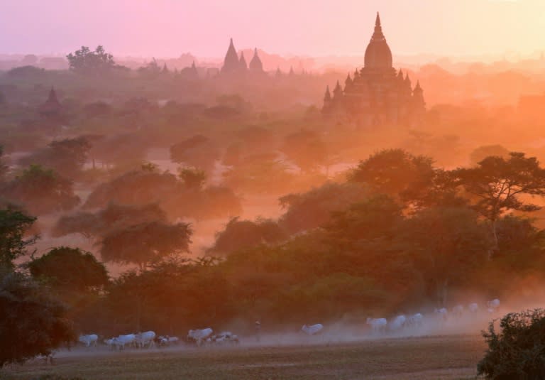 Bagan has more than 3,000 Buddhist structures