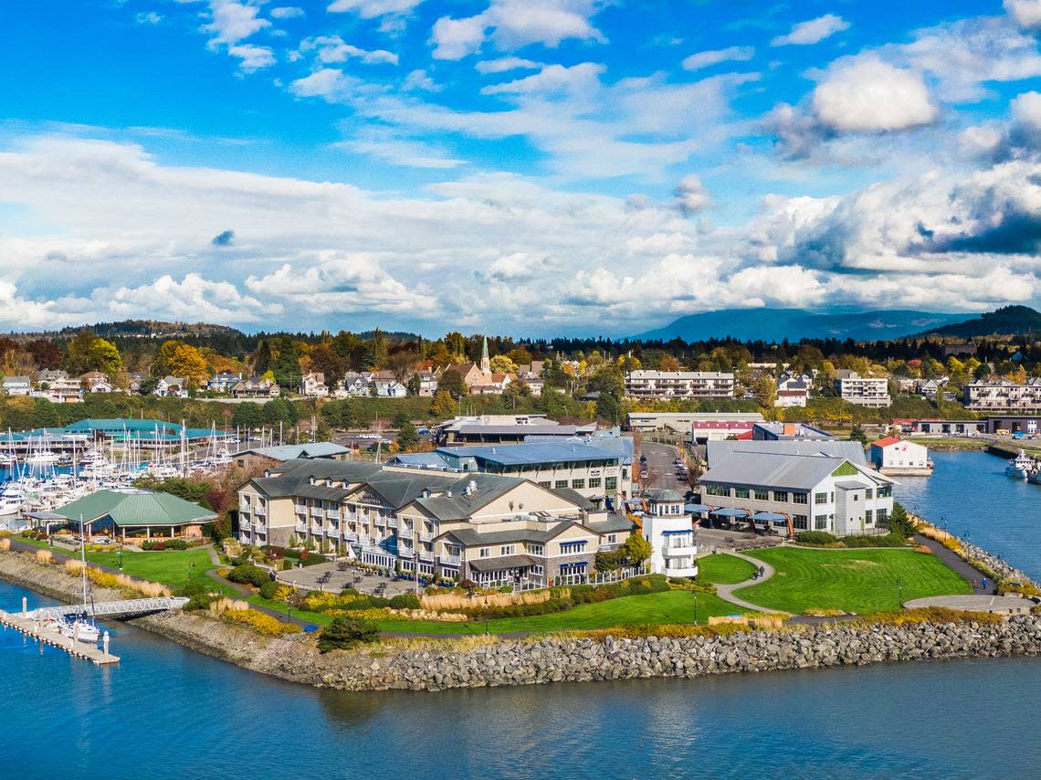 The waterfront Hotel Bellwether in Bellingham, which features the Lighthouse Bar and Grill, has limited rooms available for Feb. 14, ranging from $259-$519 for the night.