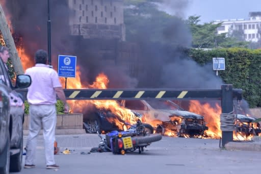 The blast the DusitD2 compound in Nairobi was heard five kilometres (three miles) away