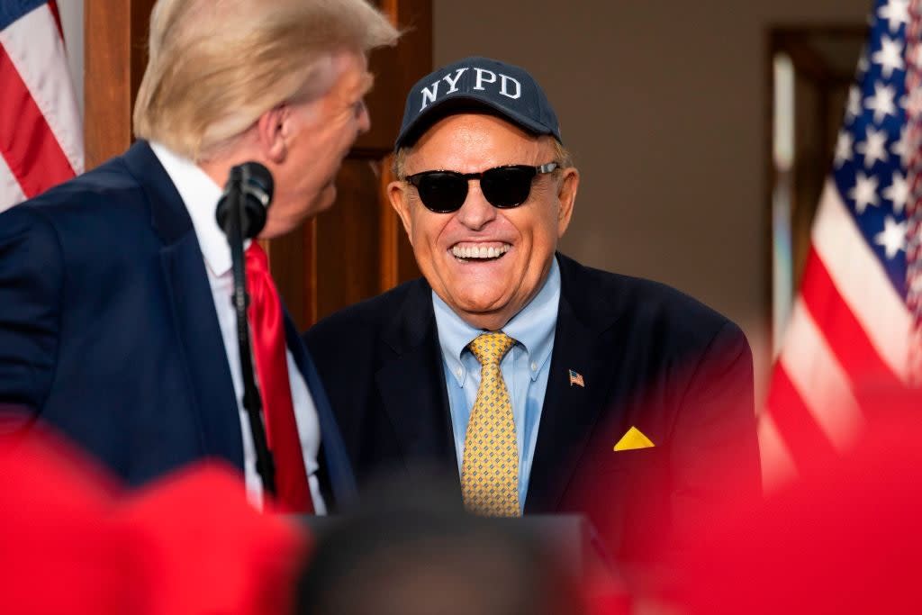 <p>Rudy Giuliani was mayor of New York from 1994 to 2001, and is now Donald Trump’s lawyer</p> (AFP via Getty Images)
