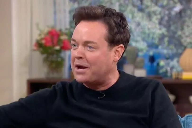 Stephen Mulhern looking to his right on This Morning