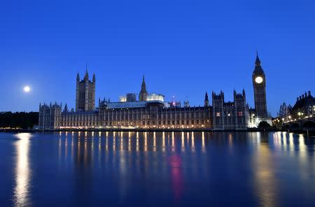 FILE PHOTO: The sun rises over the Houses of Parliament in London, Britain June 9, 2017. REUTERS/Hannah McKay/File Photo