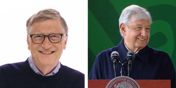 Bill Gates aconseja a AMLO que México invierta en educación