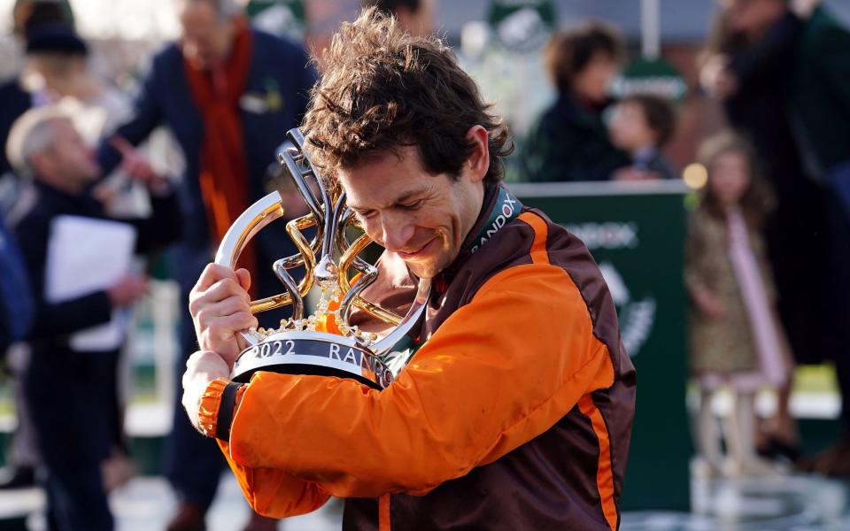 Sam Waley-Cohen with the trophy after winning the Randox Grand National - Grand National 2022 results: the winners, finishers and fallers from last year's event – and all-time list - David Davies/PA