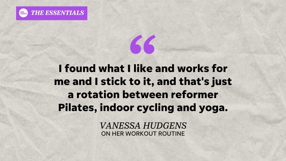 USA TODAY's The Essentials: Actress, singer and co-founder Vanessa Hudgens details how she stays active.