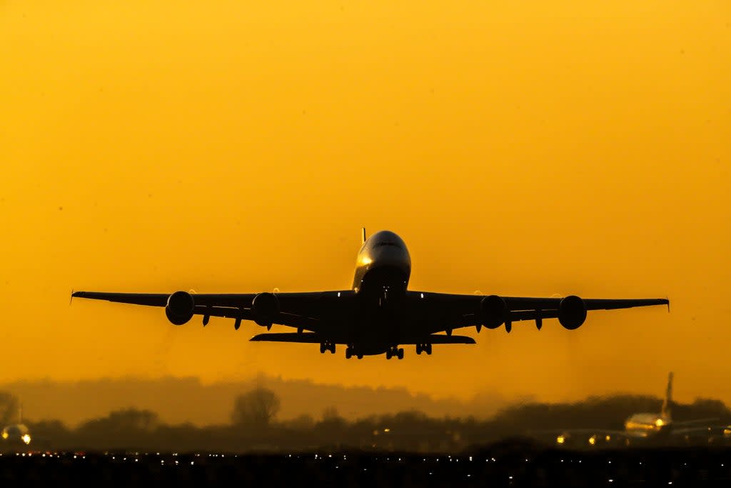 The rules for international travel will be reviewed in January, aviation minister Robert Courts has said (Steve Parsons/PA) (PA Archive)