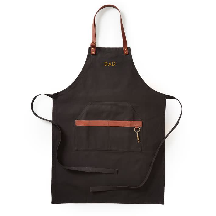 <p><a href="https://go.redirectingat.com?id=74968X1596630&url=https%3A%2F%2Fwww.markandgraham.com%2Fproducts%2Fwaxed-canvas-and-leather-bbq-apron%2F%3FcatalogId%3D56%26sku%3D537103%26cm_ven%3DPLA%26cm_cat%3DGoogle%26cm_ite%3D537103_20083128677__Pmax%26gad_source%3D1%26gclid%3DCjwKCAjwwr6wBhBcEiwAfMEQs3GCISxwJT3q4zW6ZfQE4F80uuzofJM3-nQjApoRCfDV0tB7txcxABoC174QAvD_BwE&sref=https%3A%2F%2Fwww.thepioneerwoman.com%2Fholidays-celebrations%2Fgifts%2Fg36212544%2Fgifts-for-dad-from-daughter%2F" rel="nofollow noopener" target="_blank" data-ylk="slk:Shop Now;elm:context_link;itc:0;sec:content-canvas" class="link ">Shop Now</a></p><p>Waxed Canvas and Leather BBQ Apron</p><p>markandgraham.com</p><p>$89.00</p><span class="copyright">Mark and Graham</span>