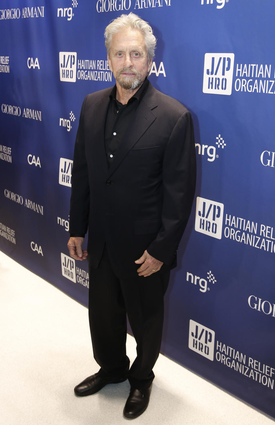 Michael Douglas arrives at the 3rd Annual Sean Penn & Friends HELP HAITI HOME Gala on Saturday, Jan. 11, 2014 at the Montage Hotel in Beverly Hills, Calif. (Photo by Colin Young-Wolff /Invision/AP)