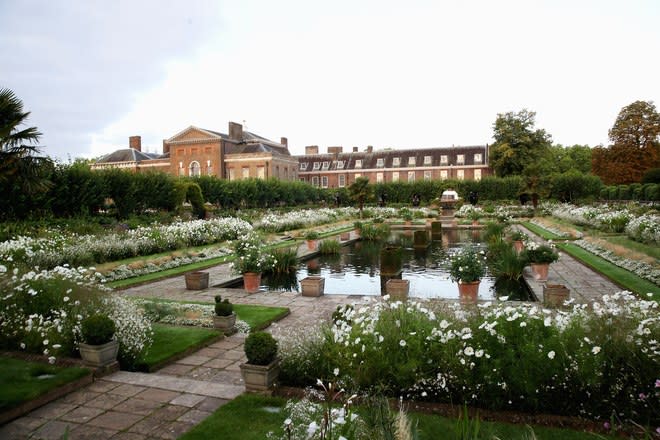 The White Garden, in memory of the late Princess Diana. Source: Getty