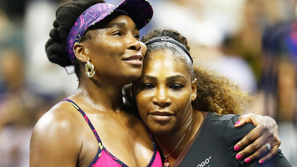 Venus and Serena Williams, pictured here at the US Open in 2018.