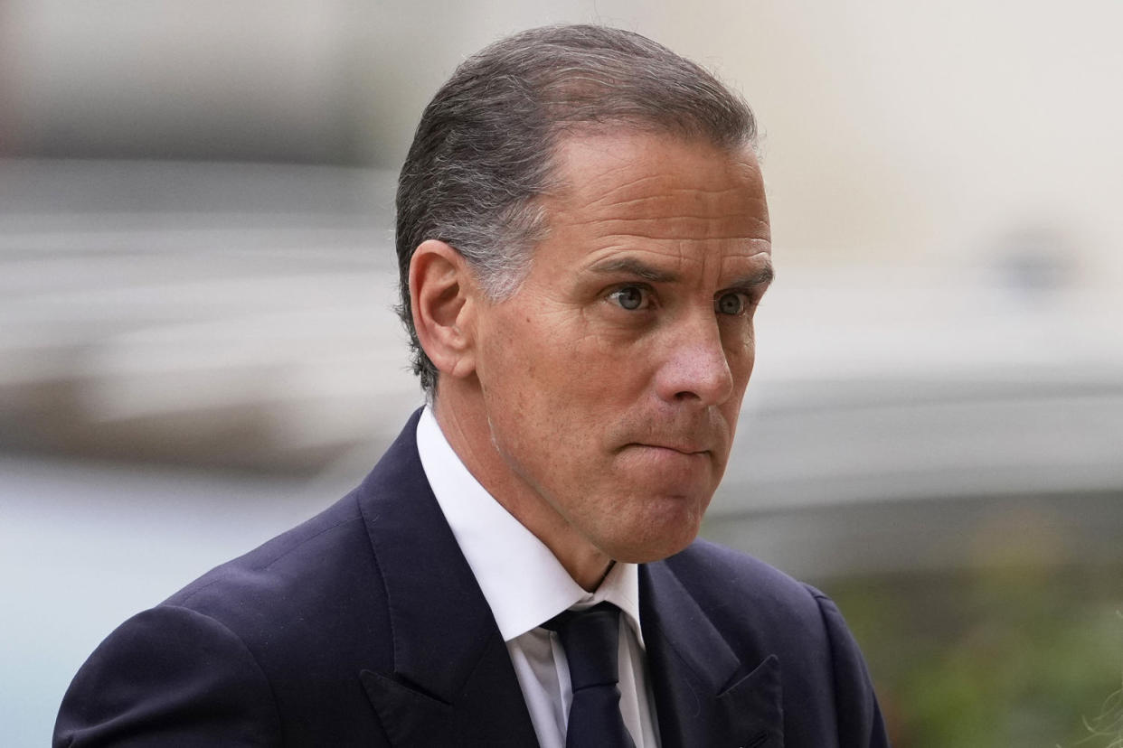 Hunter Biden arrives to federal court in Wilmington, Del. (Matt Slocum / AP)