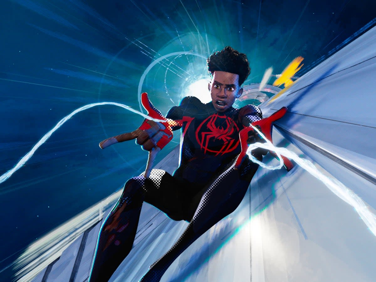 Miles Morales in ‘Spider-Man: Across the Spider-Verse’ (Columbia Pictures/Sony Pictures Animation)