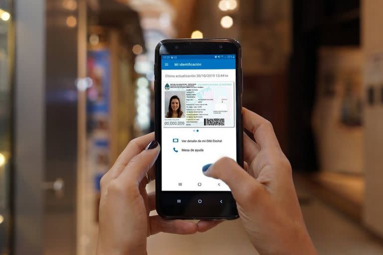 Se puede acceder a través de cualquier celular al DNI virtual