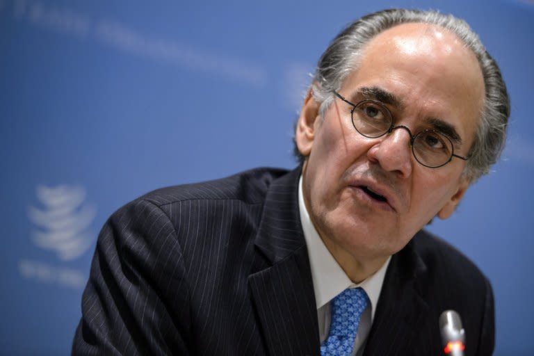 Mexican economist, former minister Herminio Blanco and candidate for the post of WTO director general is shown January 30, 2013 in Geneva