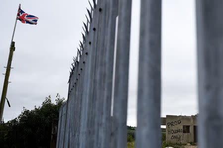 A general view shows an area near the Northern Ireland and Ireland border in Newbuildings, Northern Ireland August 16, 2017. REUTERS/Clodagh Kilcoyne/Files