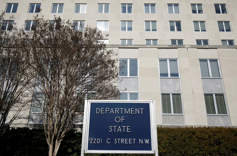 FILE PHOTO: The State Department Building is pictured in Washington