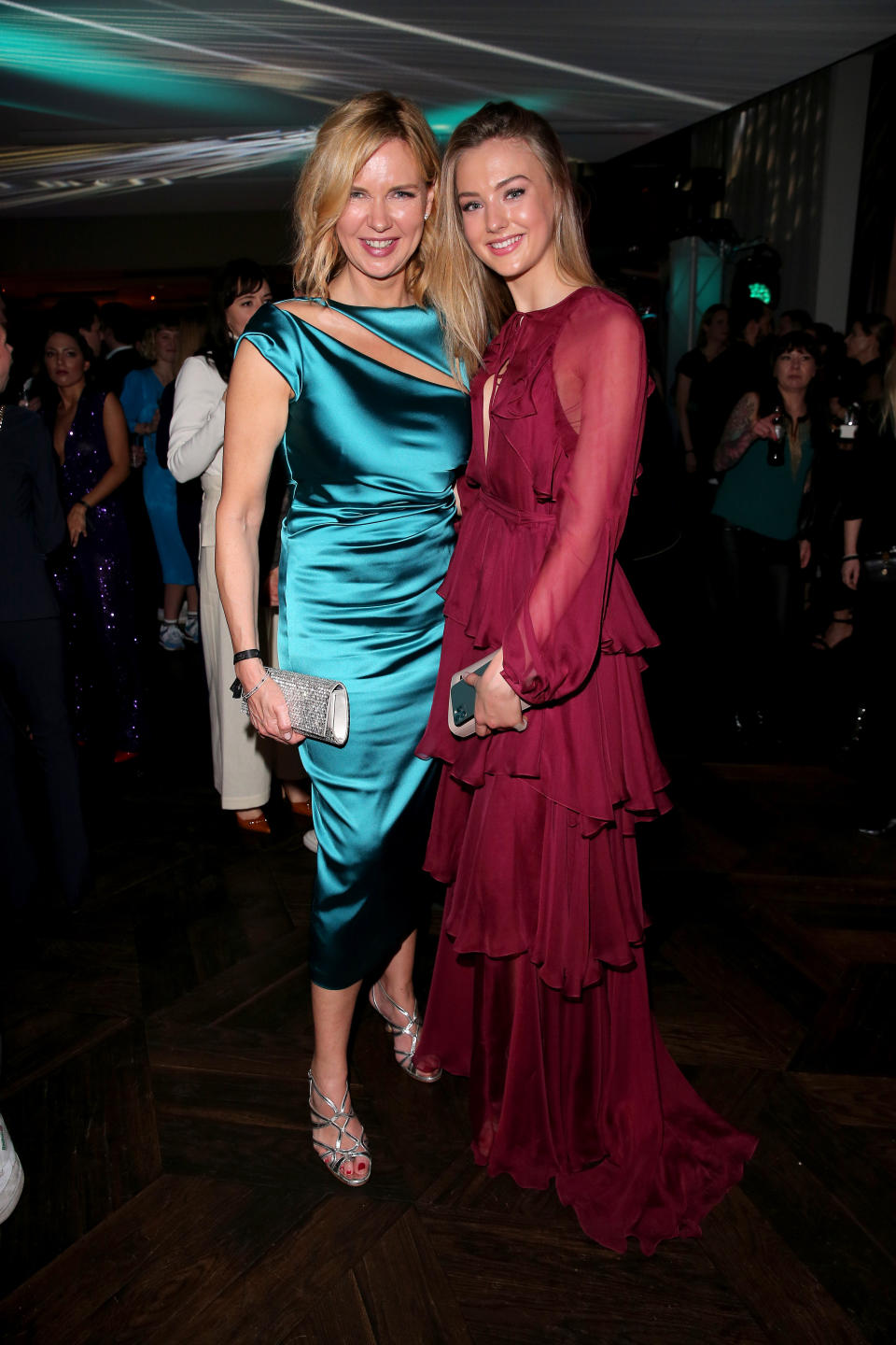 BERLIN, GERMANY - FEBRUARY 20: (L-R) Veronica Ferres and her daughter Lilly Krug attend the Berlin Opening Night by Bertelsmann Content Alliance at hotel "Das Stue"  on February 20, 2020 in Berlin, Germany. (Photo by Gisela Schober/ Bertelsmann Content Alliance)