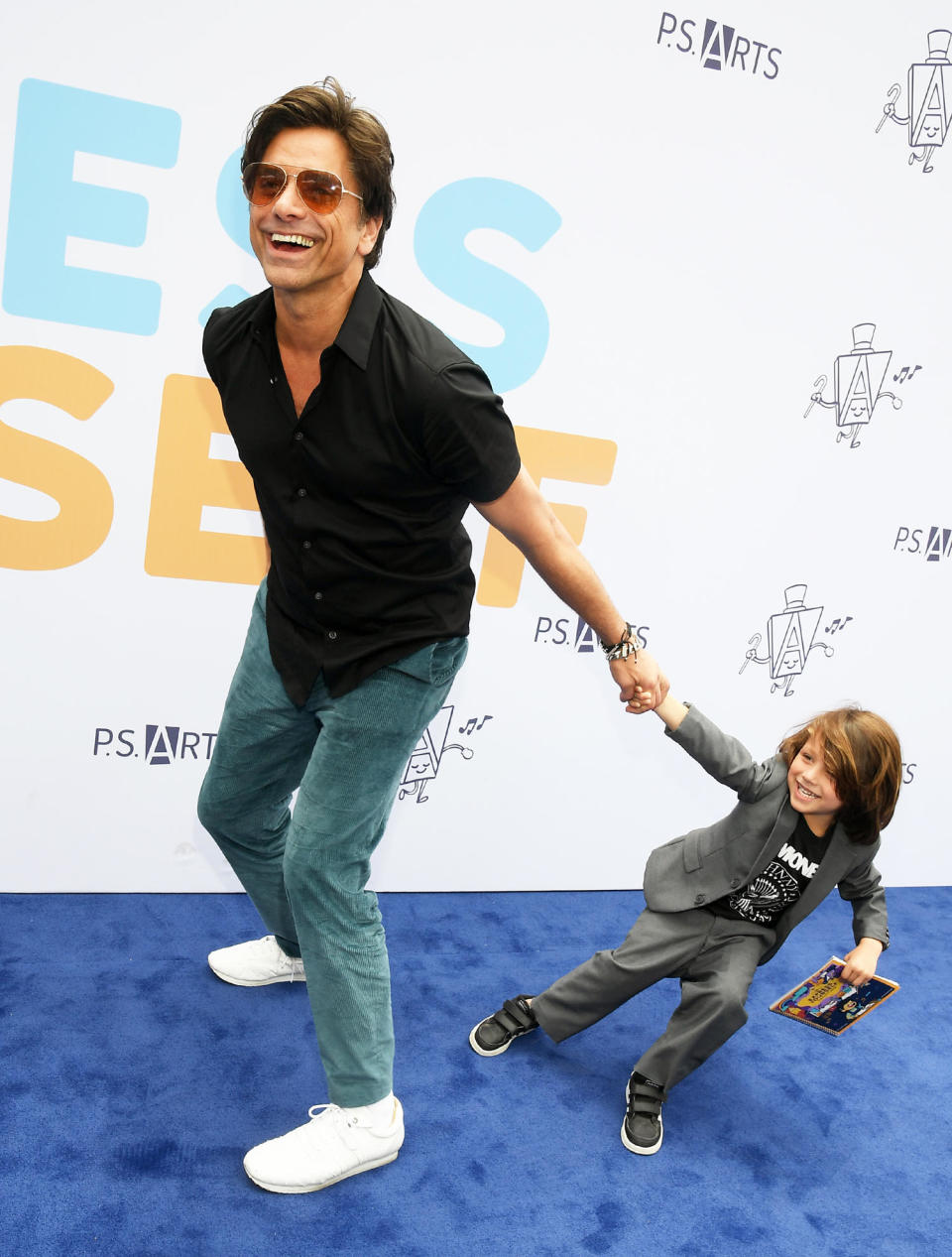John Stamos with his son Billy (Michael Buckner / Getty Images)