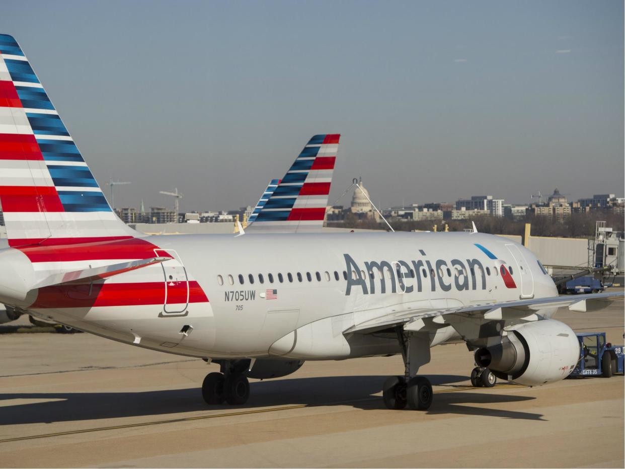 The NAACP has issued a travel advisory for passengers on American Airlines after a series of documented incidents of discrimination: SAUL LOEB/AFP/Getty Images