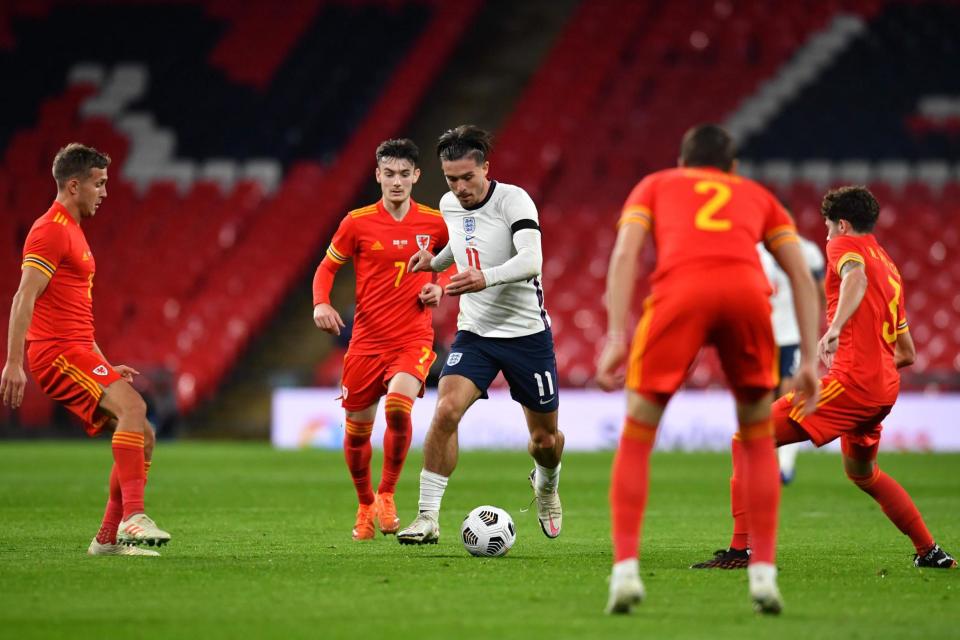 Grealish starred for England in a 3-0 win over Wales Photo: POOL/AFP via Getty Images