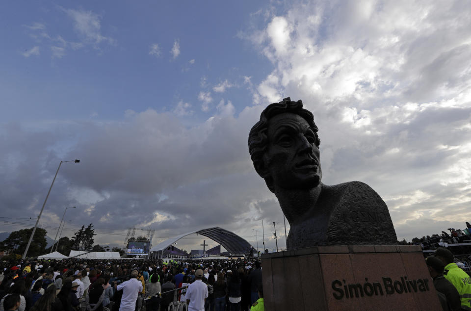 FOTOS: El Papa y su primer gran evento de masas en Colombia