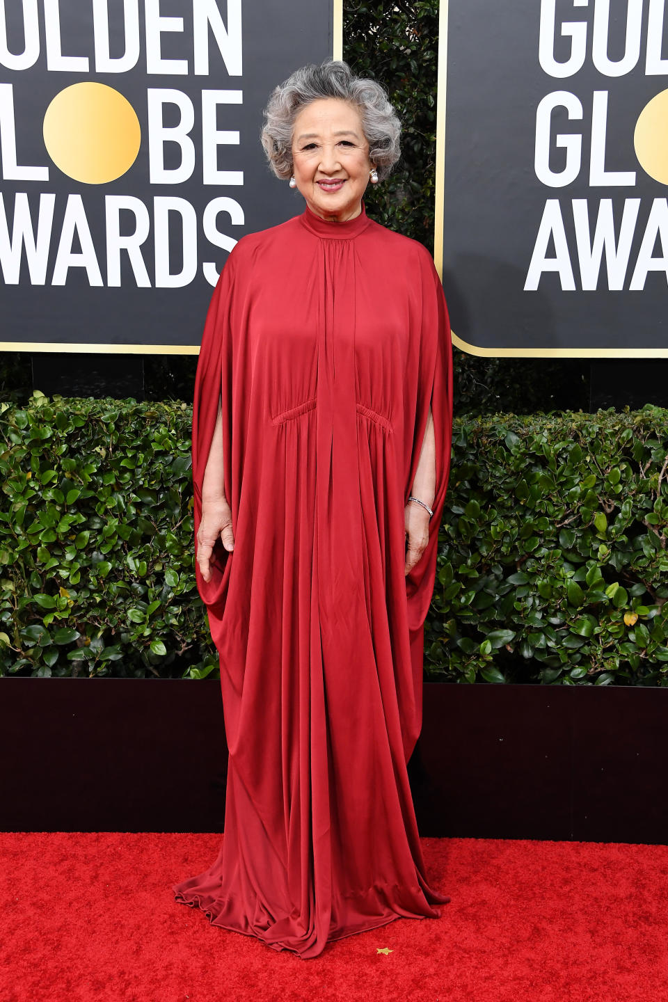 BEVERLY HILLS, CALIFORNIA - JANUARY 05: Zhao Shuzhen attends the 77th Annual Golden Globe Awards at The Beverly Hilton Hotel on January 05, 2020 in Beverly Hills, California. (Photo by Steve Granitz/WireImage)