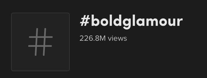 #boldglamour hashtag with 226+ million views